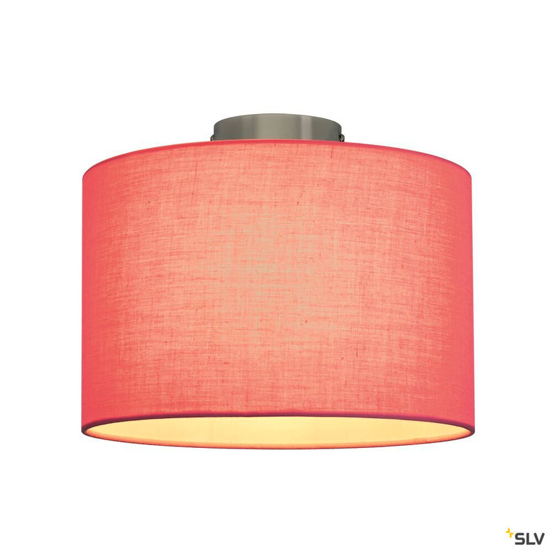FENDA, ceiling light, ceiling plate, A60, chrome, without shade, max. 60W
