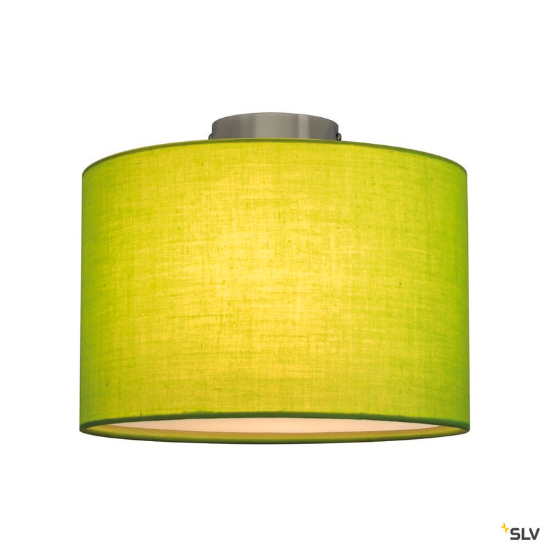 FENDA, ceiling light, ceiling plate, A60, chrome, without shade, max. 60W
