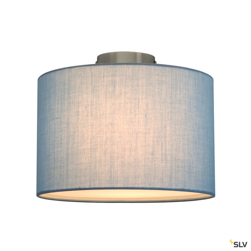FENDA, ceiling light, ceiling plate, A60, chrome, without shade, max. 60W