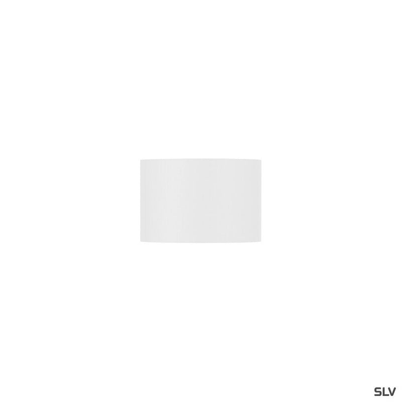 FENDA, lamp shade, round, white, Ø/H 30/20 cm