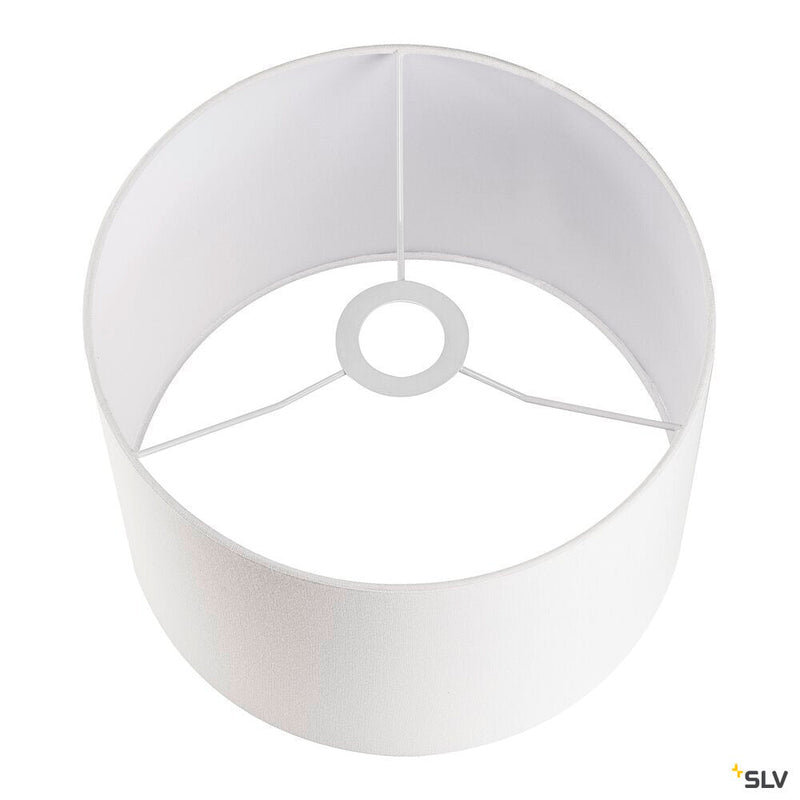 FENDA, lamp shade, round, white, Ø/H 30/20 cm