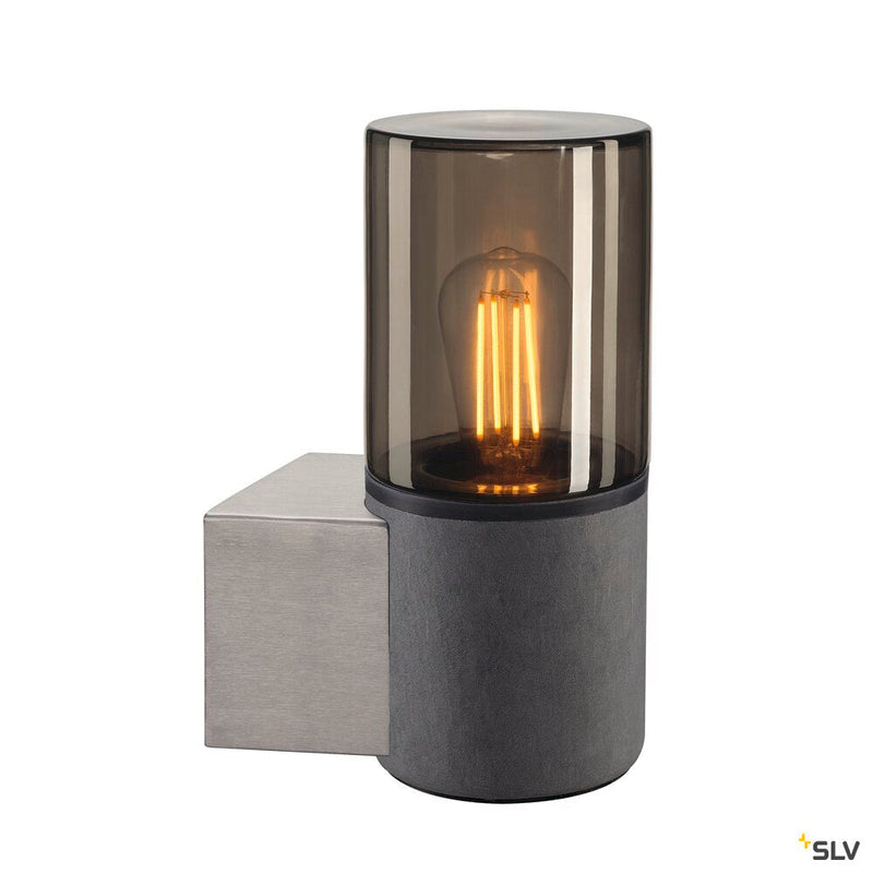 LISENNE, wall light, TC-(D,H,T,Q)SE, stone-grey, max. 23W