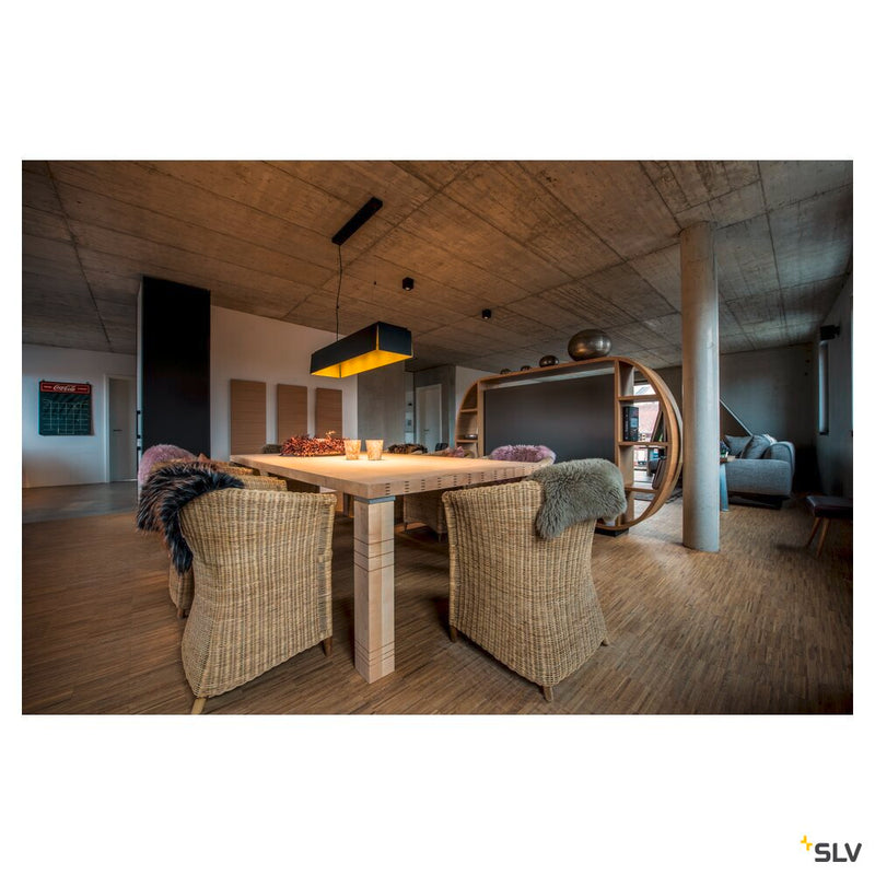 TRILEDO CL, indoor surface-mounted ceiling light, QPAR51, black, max 10W