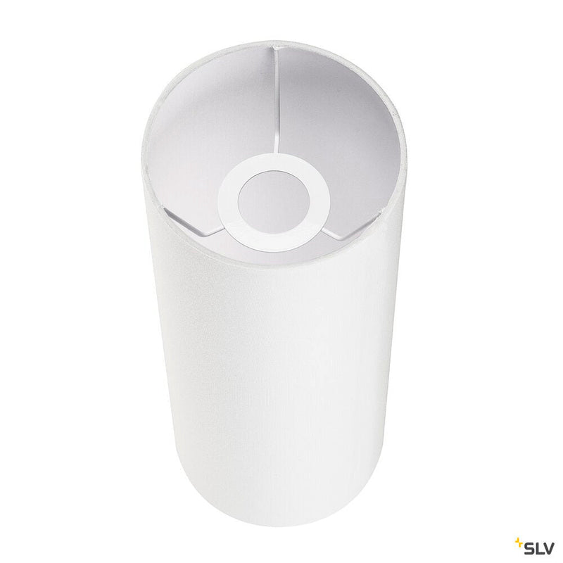 FENDA, lamp shade, round, white, Ø/H 15/40 cm