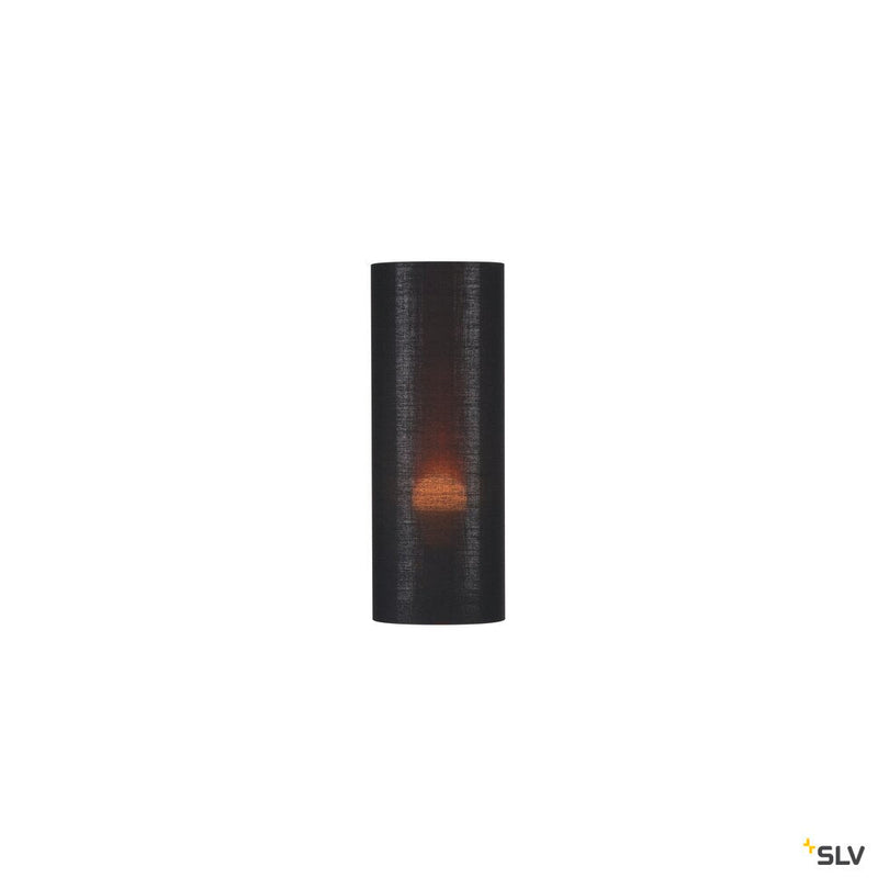FENDA, lamp shade, round, black/copper, Ø/H 15/40 cm