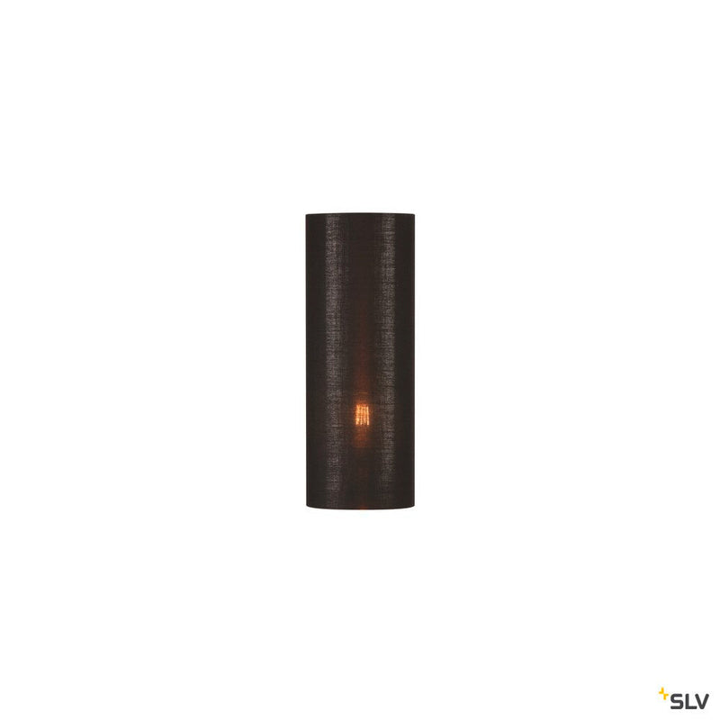 FENDA, lamp shade, round, black/copper, Ø/H 15/40 cm