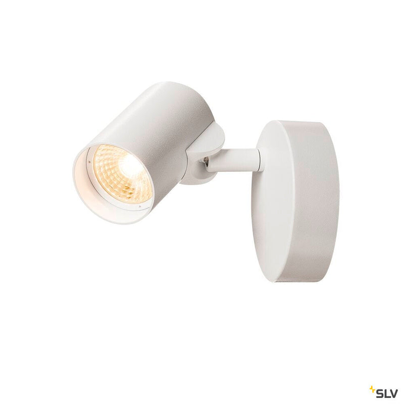 HELIA, wall and ceiling light, single-headed, LED, 3000K, 35°, white