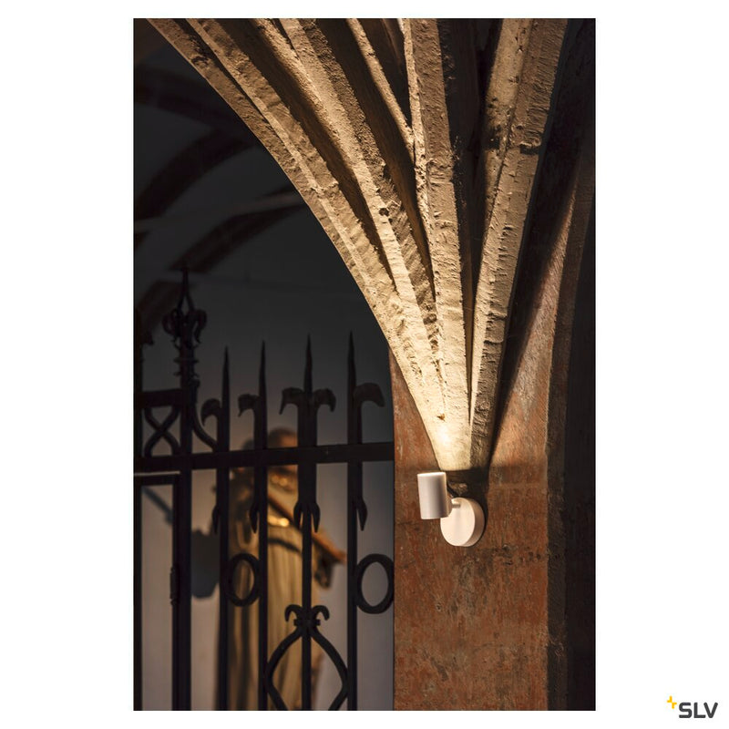 HELIA, wall and ceiling light, single-headed, LED, 3000K, 35°, white