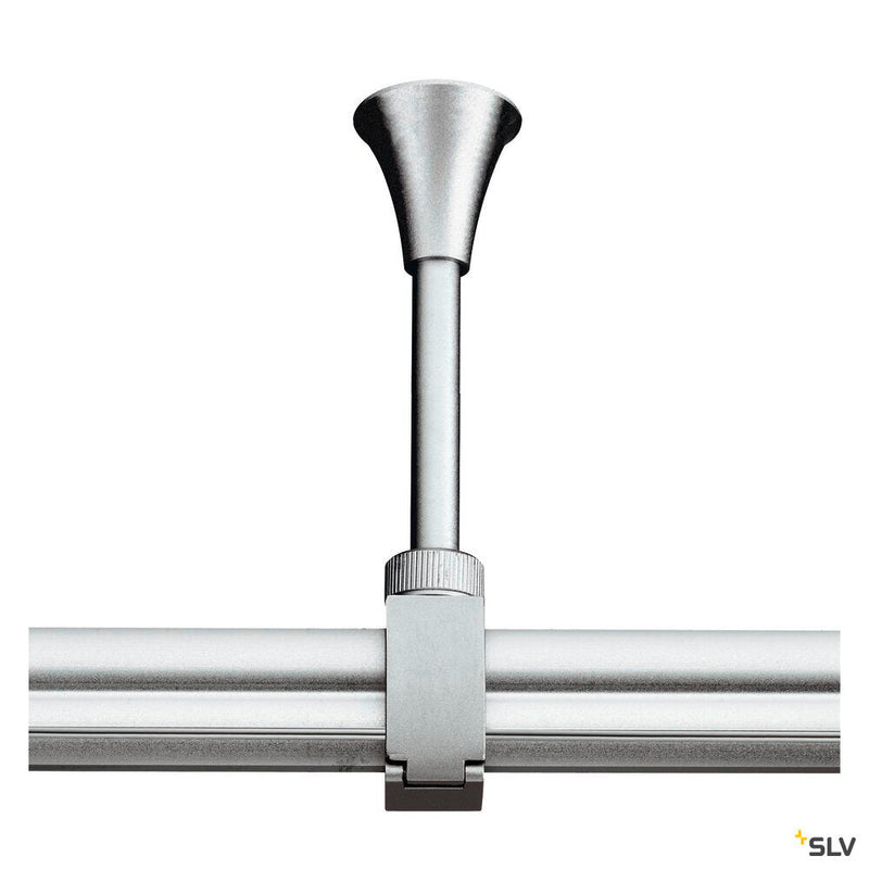 CEILING SUSPENSION, for 240V track EASYTEC II, silver-grey, 10cm
