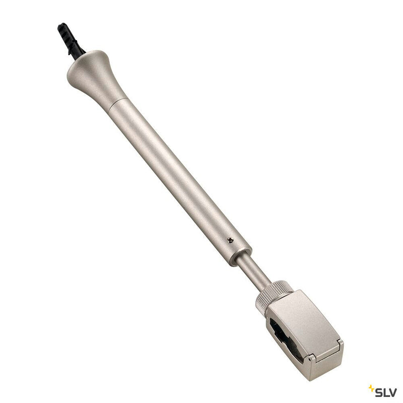 CEILING SUSPENSION, for 240V track EASYTEC II, silver-grey, flexible, 18-26cm