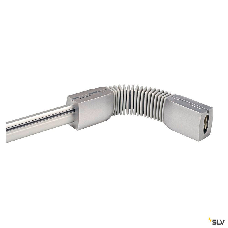 FLEXIBLE CONNECTOR, for 240V track EASYTEC II, silver-grey