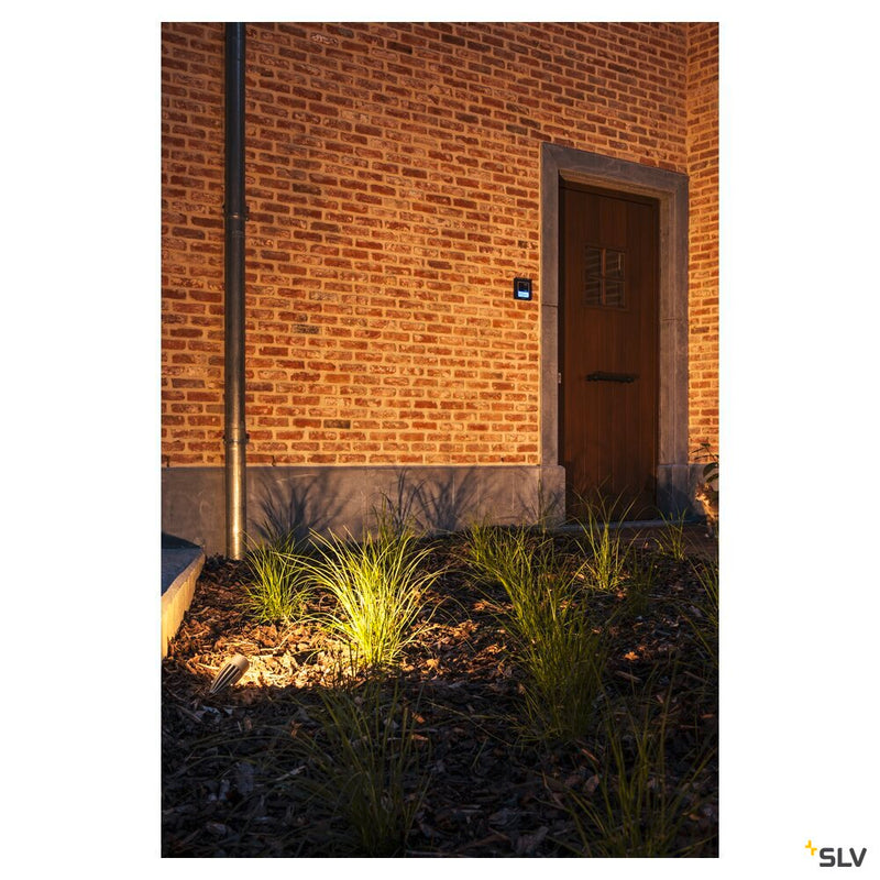 SYNA, outdoor spike luminaire, LED, 3000K, IP55, silver-grey, 230V, 8.6W