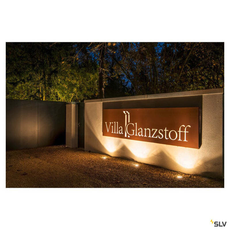 ROCCI 125, outdoor inground fitting, LED, 3000K, IP67, round, stainless steel 316, max. 6W