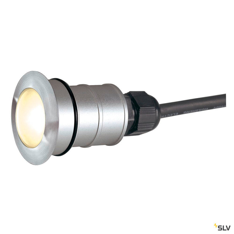 POWER TRAIL-LITE 42, outdoor inground fitting, LED, 3000K, IP67, round, stainless steel 316