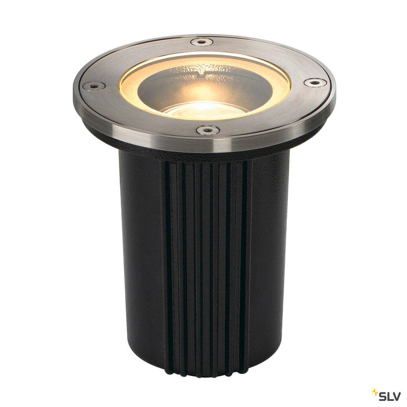 DASAR EXACT 116, outdoor inground fitting, QPAR51, IP67, round, stainless steel 316, max. 35W