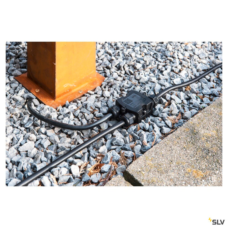T-CONNECTION BOX, black, IP68