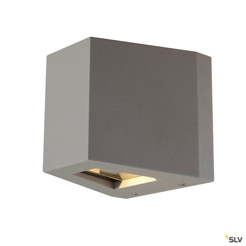 OUT BEAM, outdoor wall light, LED, 3000K, beam up/flood down, silver-grey, IP44