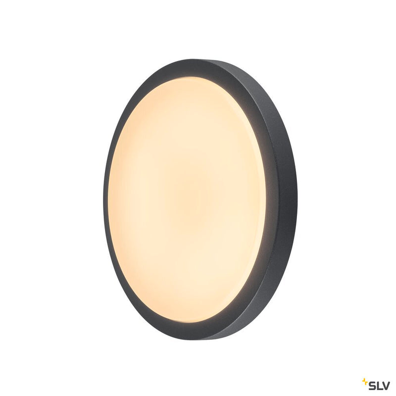 AINOS, ceiling light, LED, 3000K, round, anthracite