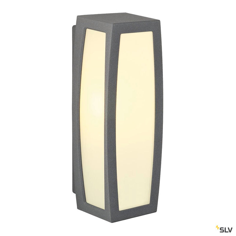 MERIDIAN BOX, outdoor wall light, TC-(D,H,T,Q)SE, IP54, anthracite, max. 20W
