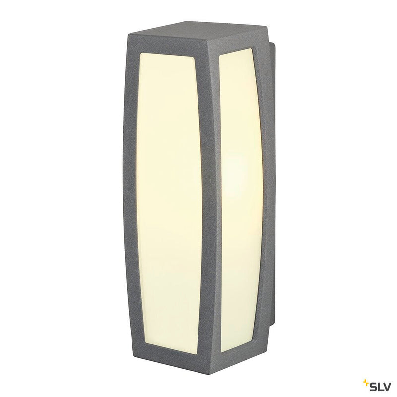 MERIDIAN BOX, outdoor wall light, TC-(D,H,T,Q)SE, anthracite, max. 20W, with sensor