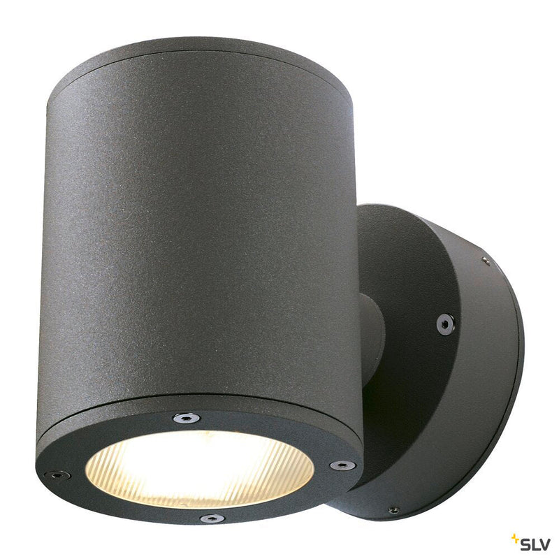 SITRA, outdoor wall light, double-headed, TCR-TSE, IP44, up/down, anthracite, max. 18W