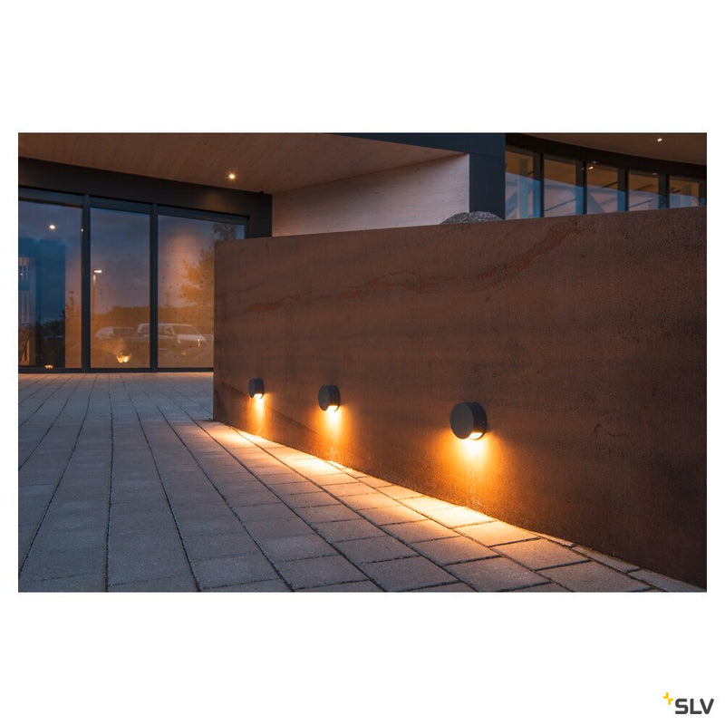 PEMA, wall light, LED, 3000K, anthracite, 3.3 W