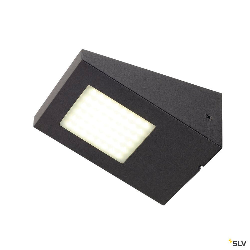 IPERI WALL, outdoor wall light, LED, 4000K, IP44, anthracite, 48 LED, 5W