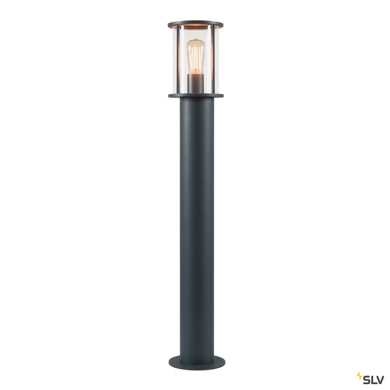 PHOTONIA, pathway and floor stand, A60, round, anthracite, clear glass