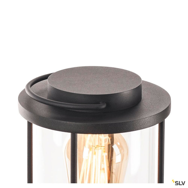 PHOTONIA, outdoor table lamp, E27, anthracite, IP44, incl. connection lead and shock-proof mains plug, anthracite, max.60W
