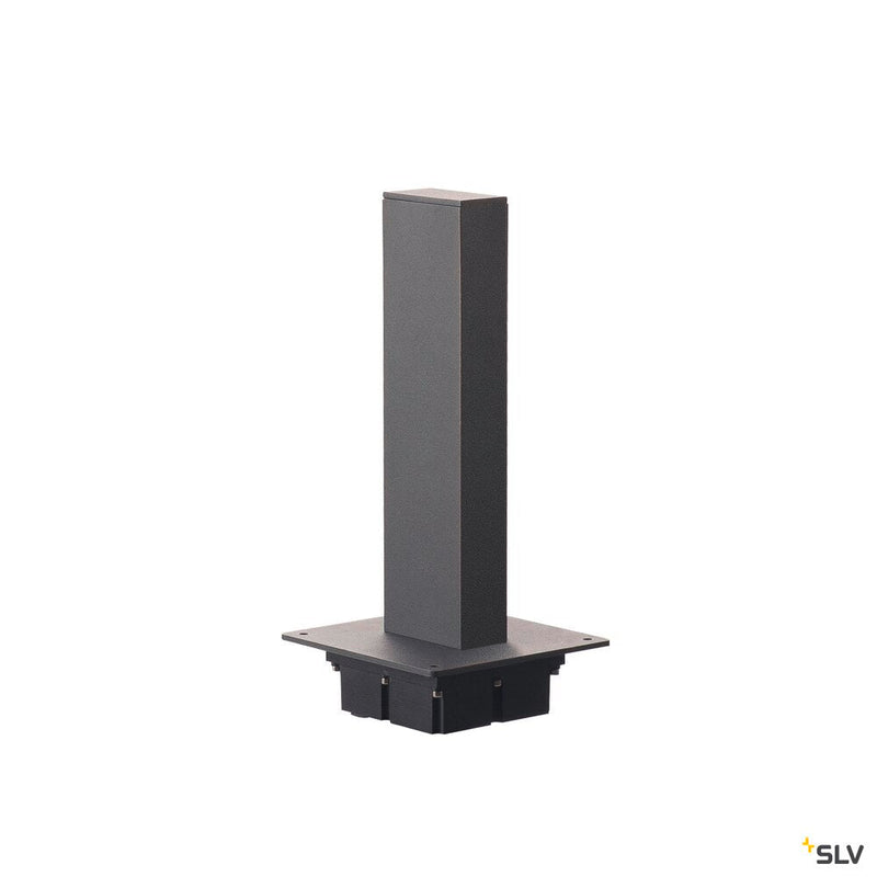 H-POL, pathway and floor stand, single-headed, LED, 3000K, anthracite, L/W/H 16.5/16.5/36 cm