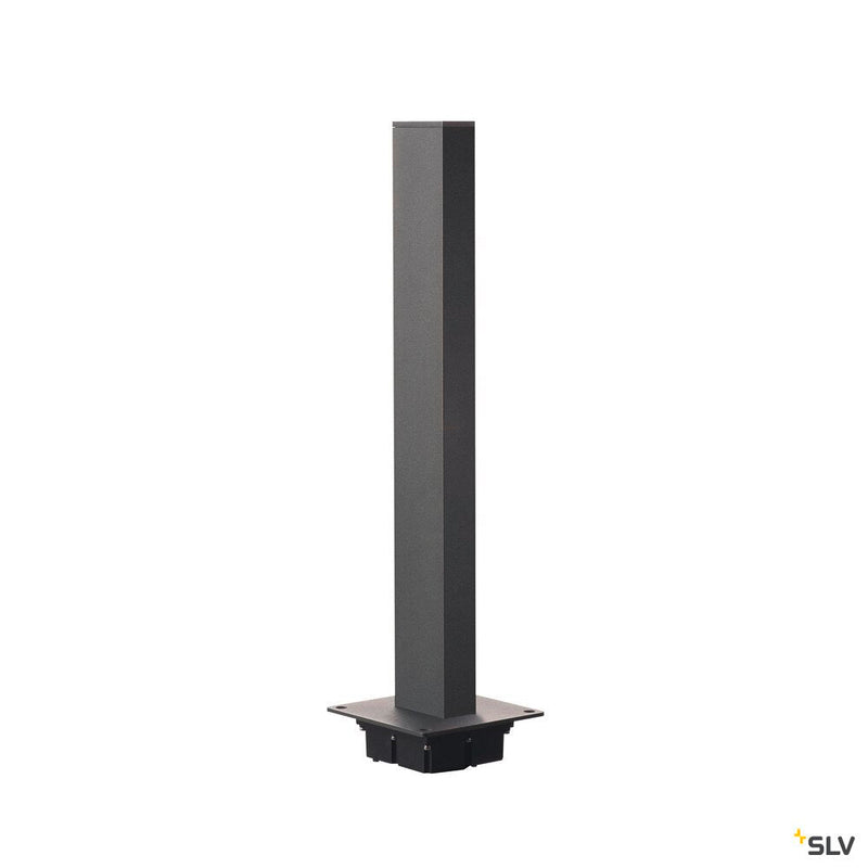 H-POL, pathway and floor stand, single-headed, LED, 3000K, anthracite, L/W/H 16.5/16.5/66 cm