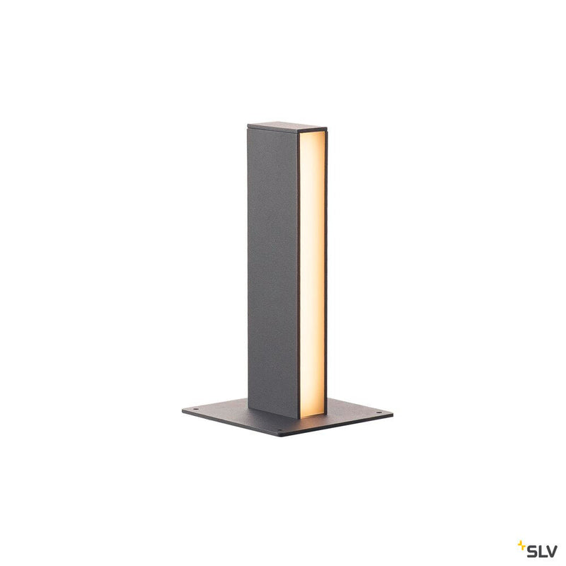 H-POL, pathway and floor stand, double-headed, LED, 3000K, anthracite, L/W/H 16.5/16.5/36 cm
