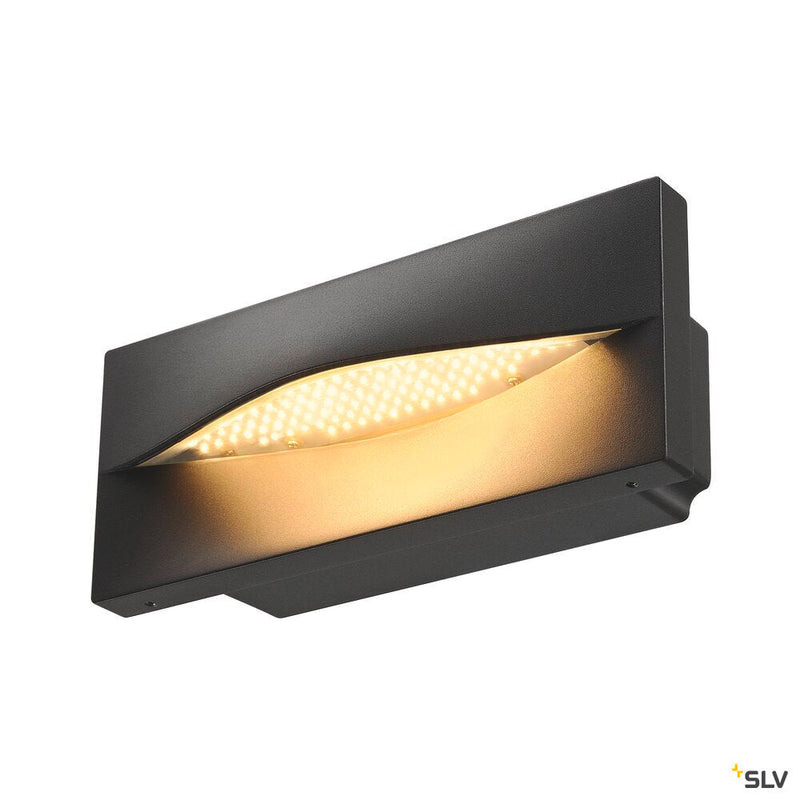 ADI, outdoor recessed wall light, LED, 3000K, IP55, anthracite, 15,4W
