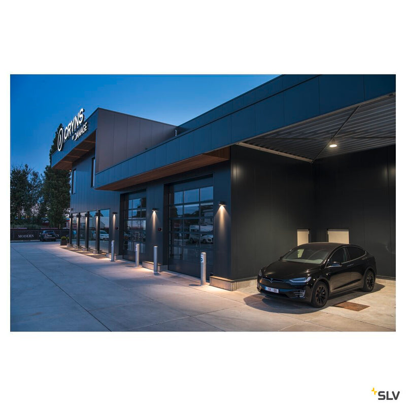 BIG THEO WALL, outdoor wall light, Flood down, LED, 3000K, anthracite, W/H/D 13/14/13.5 cm