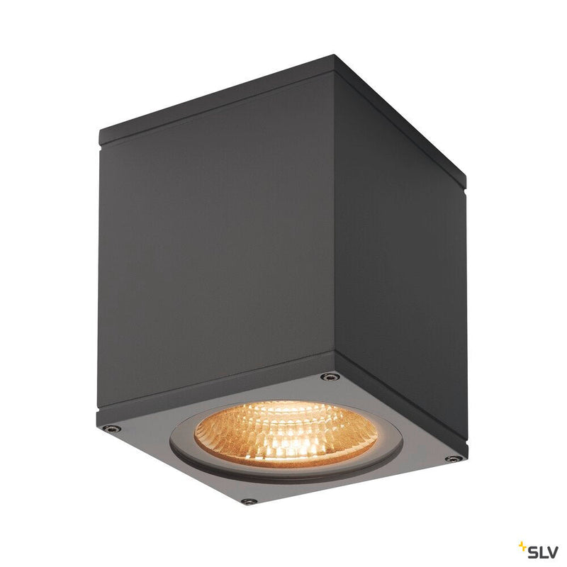 BIG THEO WALL, outdoor wall light, Flood down, LED, 3000K, anthracite, W/H/D 13/14/13.5 cm