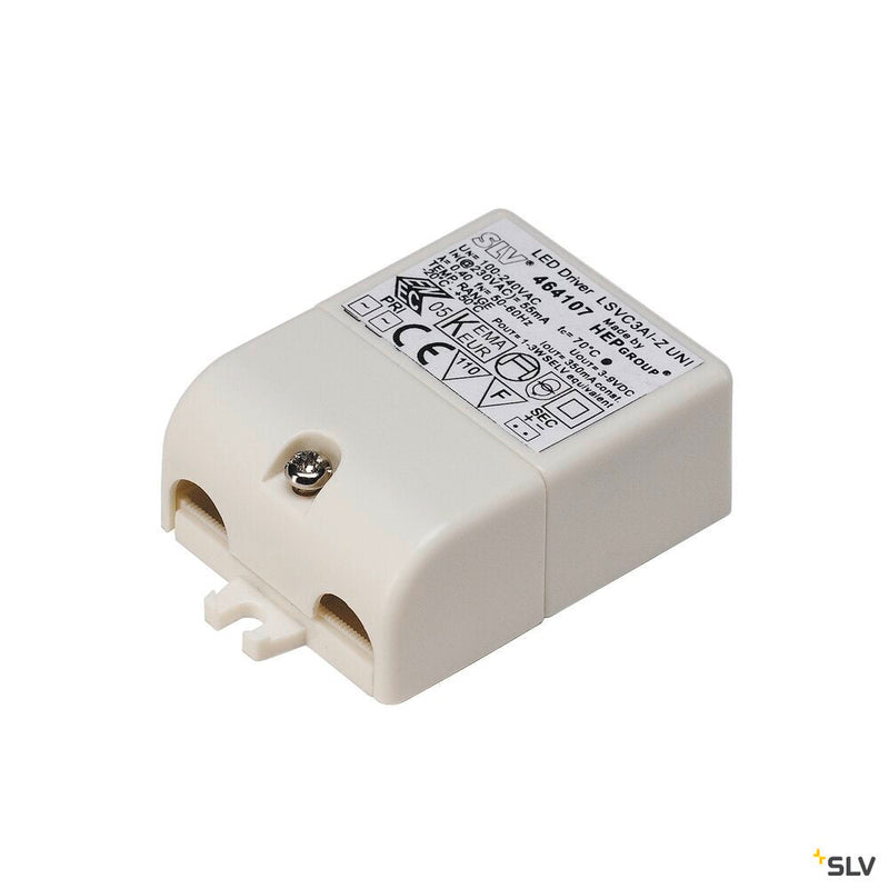 LED DRIVER, 3VA, 350mA, with AMP plug, incl. strain relief