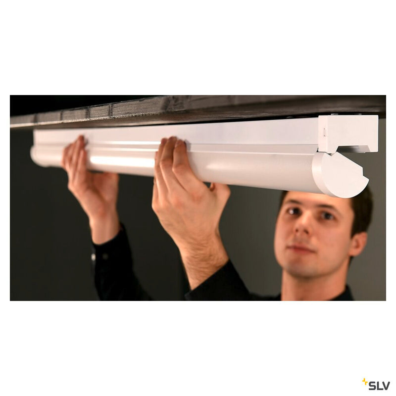 BENA, ceiling light, LED, 3000K, white, L/W/H 120/6.5/7.4 cm