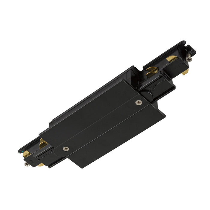 Longitudinal connector, for S-TRACK 3-phase mounting track, black, DALI