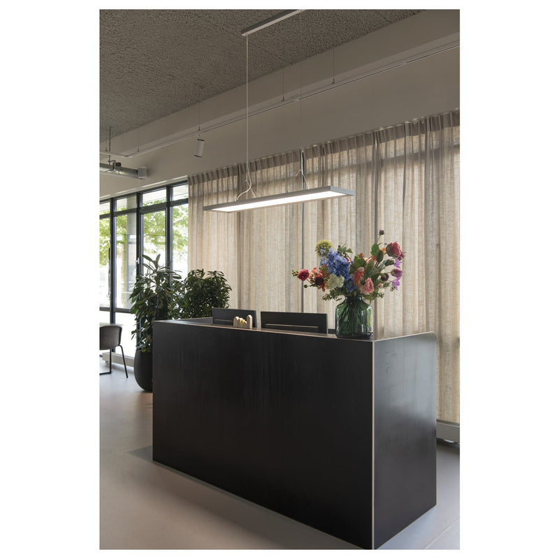 WORKLIGHT PD, Pendant light silverr 57W 5000lm 4000K CRI80 80° DALI