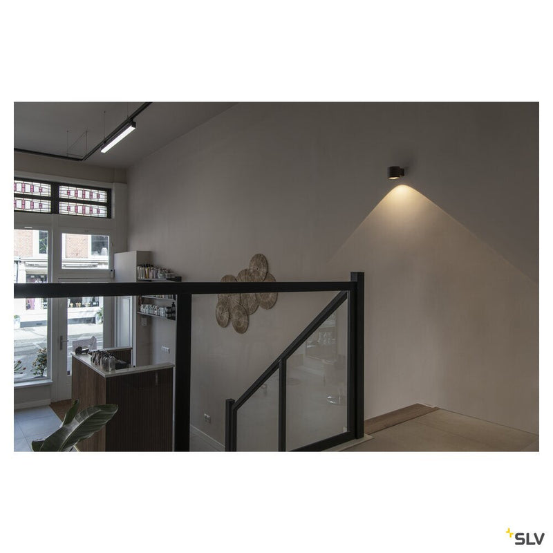 OCULUS WL PHASE, Wall-mounted light black 8.5W 570lm 2000-3000K CRI90 100° Dimmable