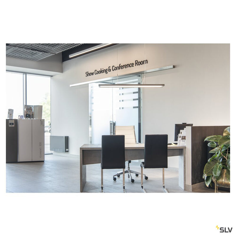 WORKLIGHT PD, Pendant light silverr 57W 5000lm 4000K CRI80 80° DALI