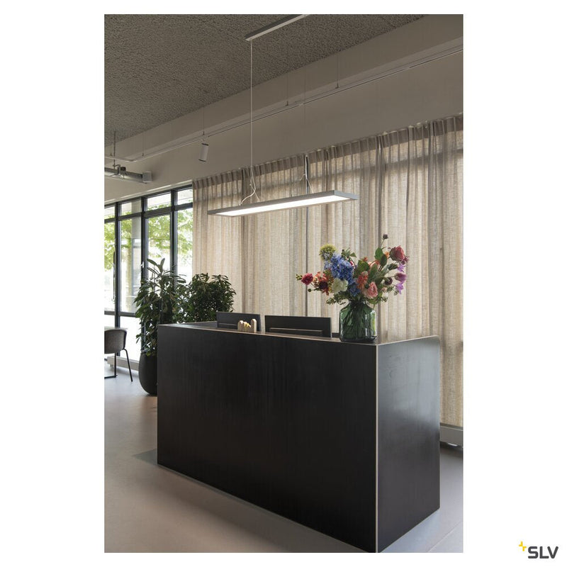 WORKLIGHT PD, Pendant light silverr 57W 5000lm 4000K CRI80 80° DALI