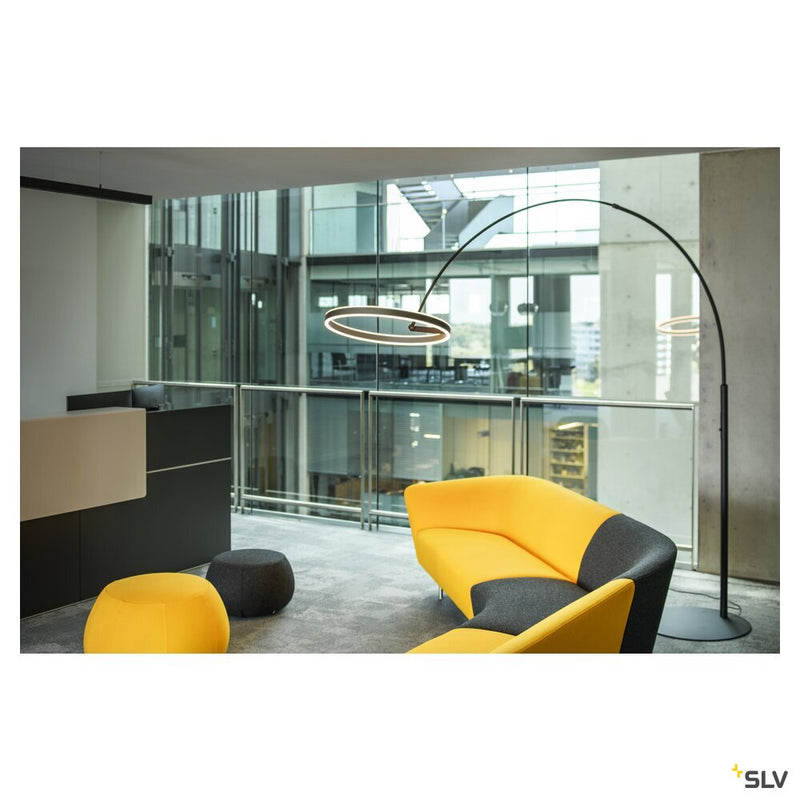 ONE BOW FL, Free-standing lamp black 20W 1200/1200lm 2700/3000K CRI90 140°
