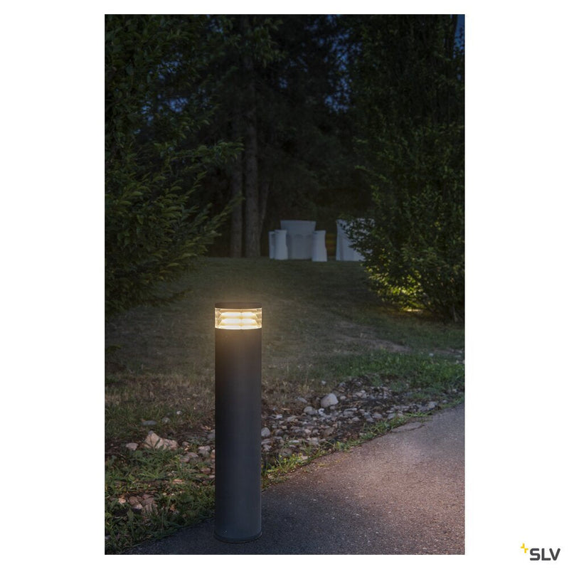 M-POL S Polehead, Louver lamp head, anthracite, 11W, 145/155lm, 2700/3000K, CRI90