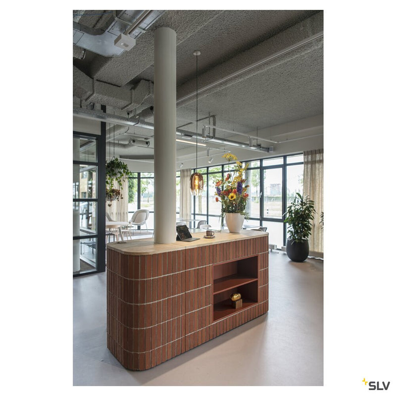 PANTILO OVAL PD, E27 pendant light, brass