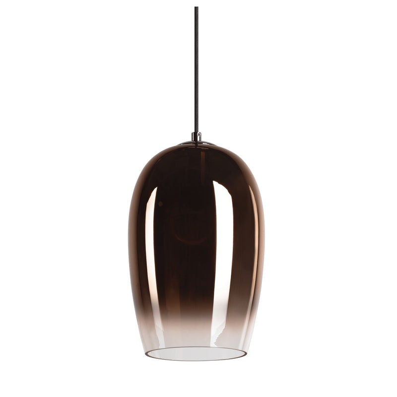 PANTILO OVAL PD, E27 pendant light, brass