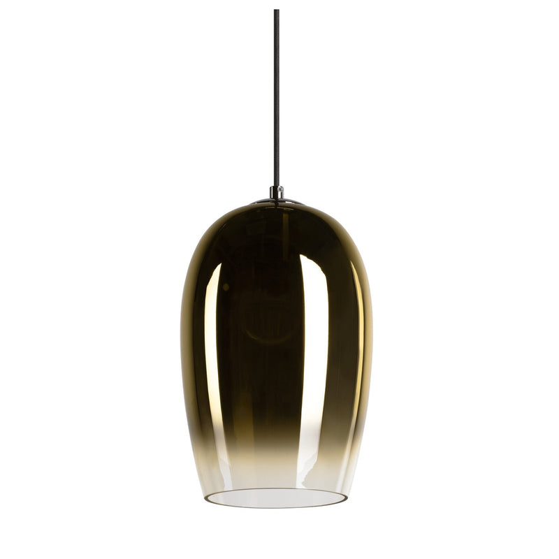 PANTILO OVAL PD, E27 pendant light, gold