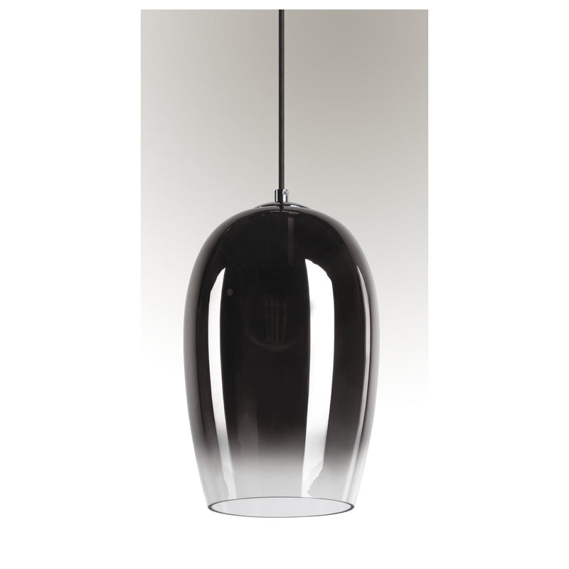 PANTILO OVAL PD, E27 pendant light, chrome