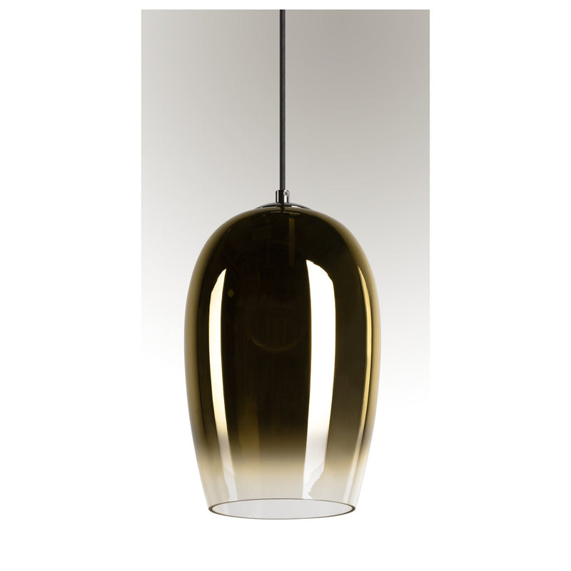 PANTILO OVAL PD, E27 pendant light, gold