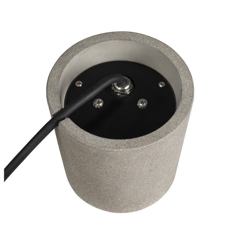 CONCRETO FL, Free-standing lamp round GU10 grey 10W